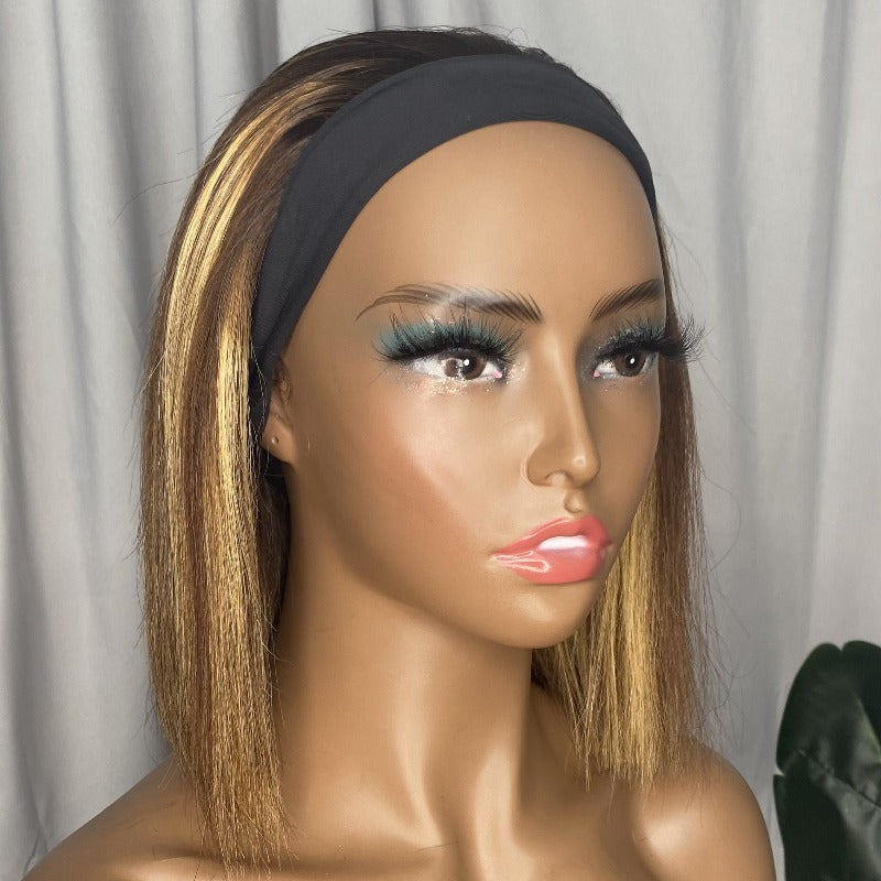 ON SALE!-Piano Style Headband Wig