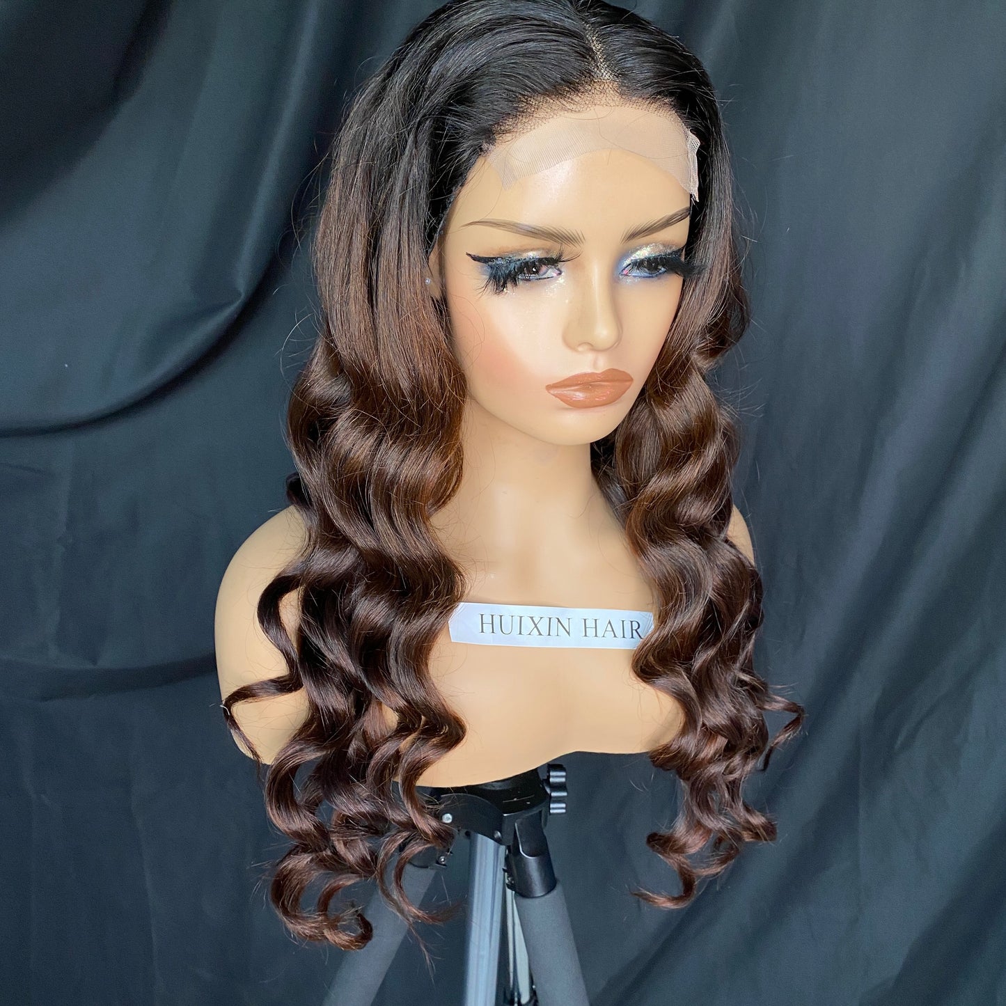 1B Brown Body Wave 4X4 Wig 24''