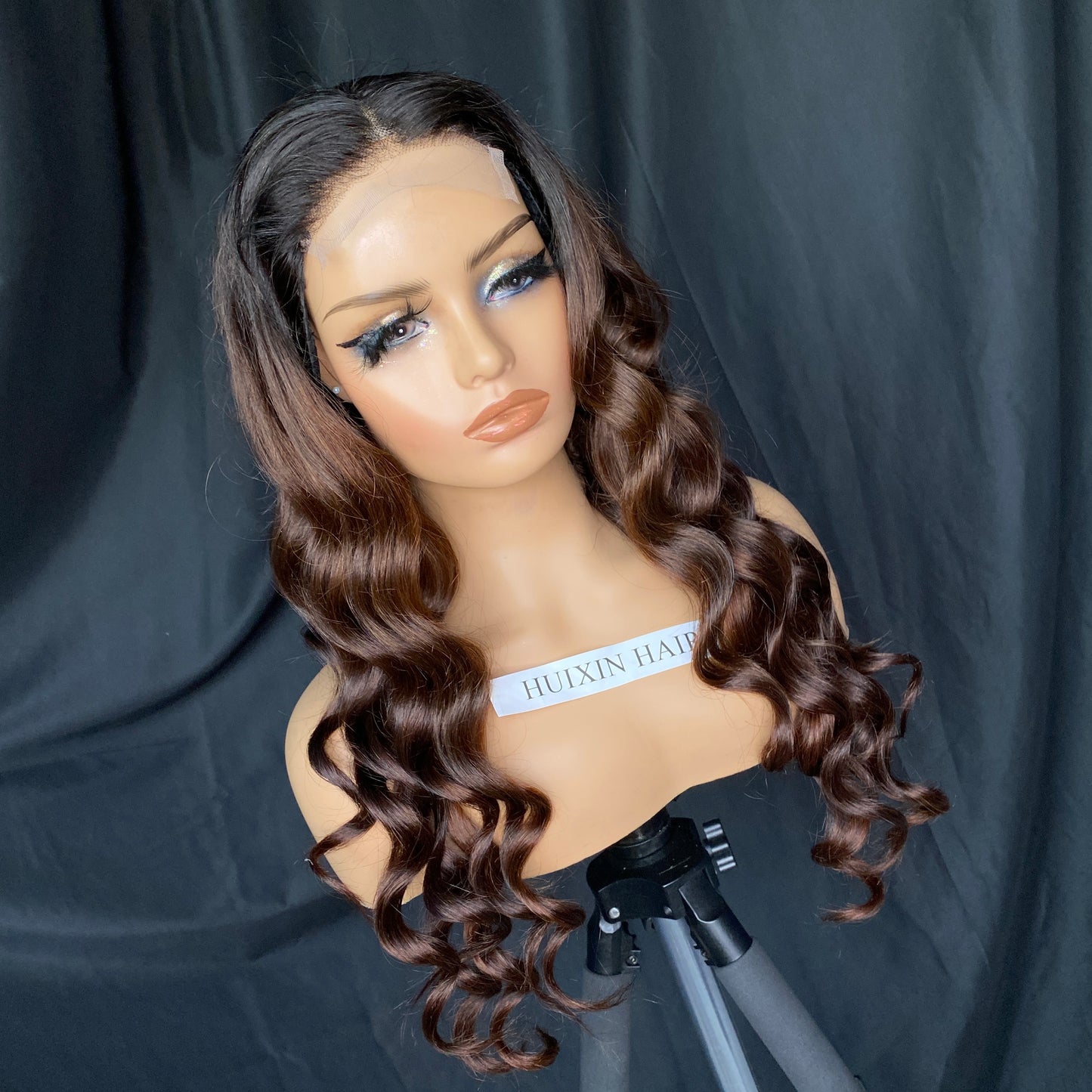 1B Brown Body Wave 4X4 Wig 24''