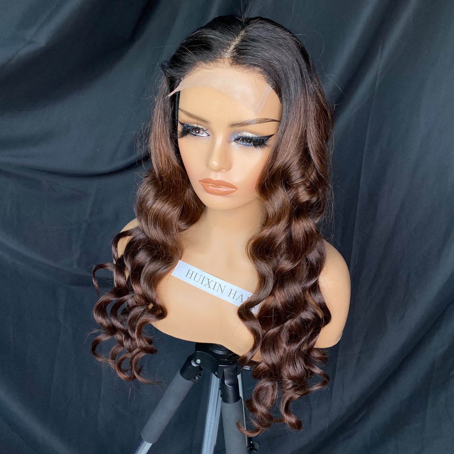 1B Brown Body Wave 4X4 Wig 24''