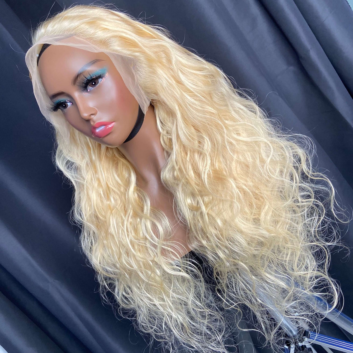 180% 613 Body Wave hd Frontal Wig 24''