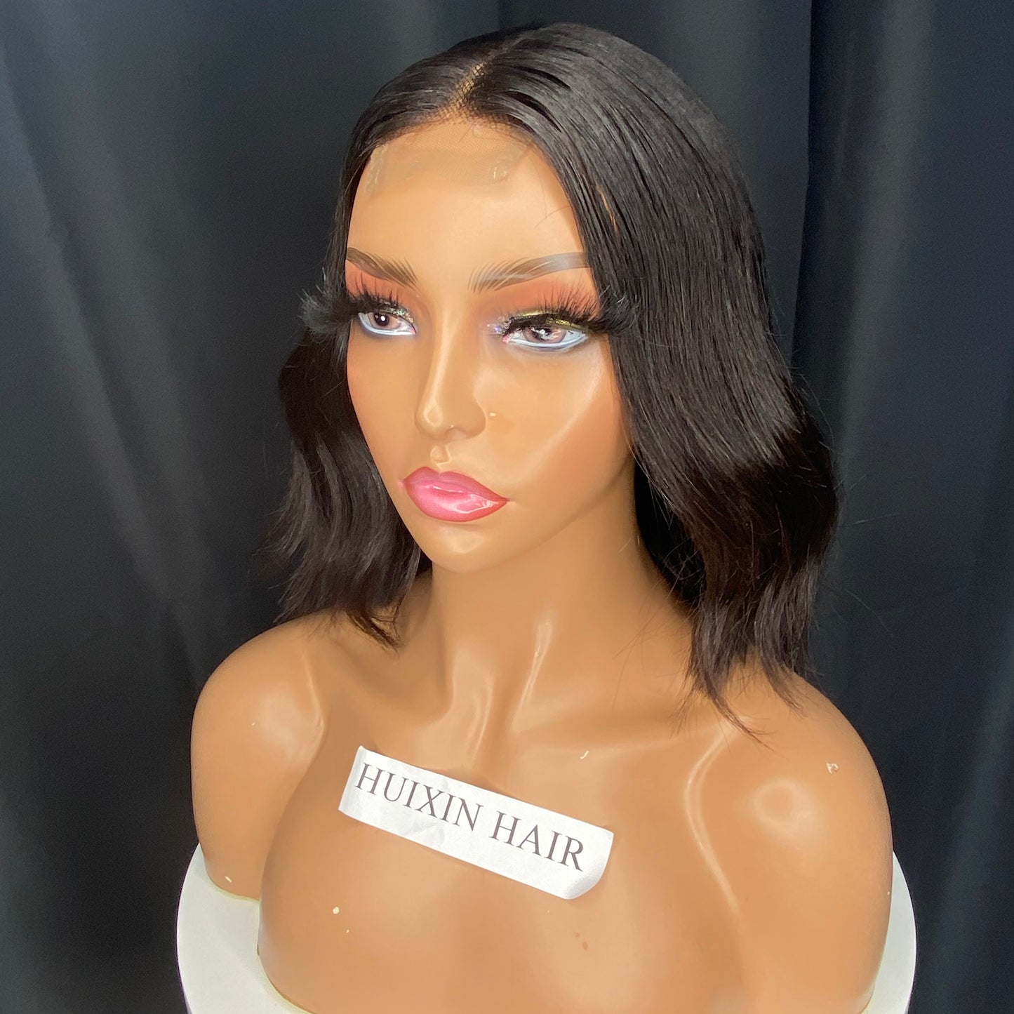 Wavy 2x6 lace closure wig 10"