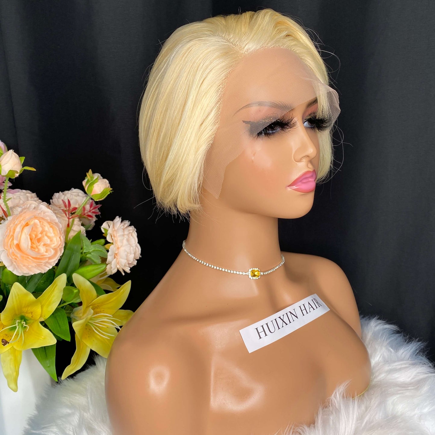 613 Wavy pixie T Part wig