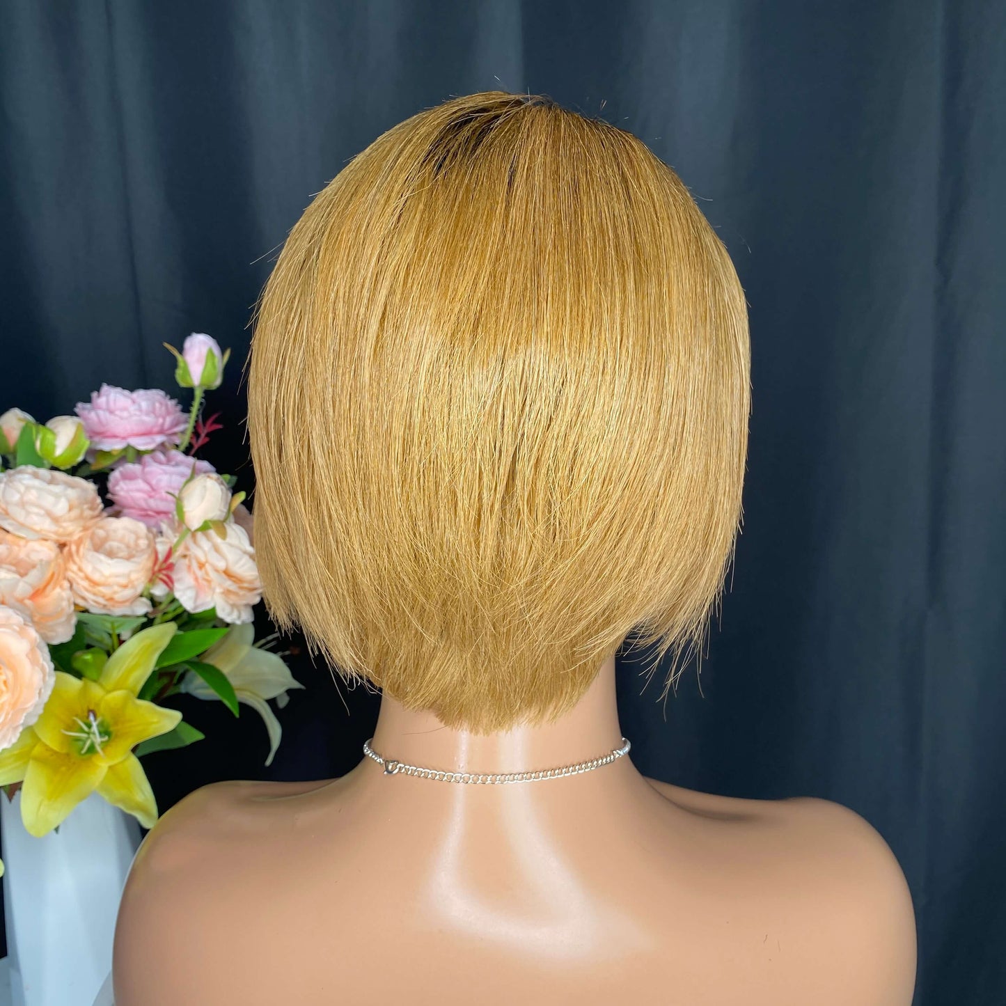 1B/30 Pixie Cut T Part Wig