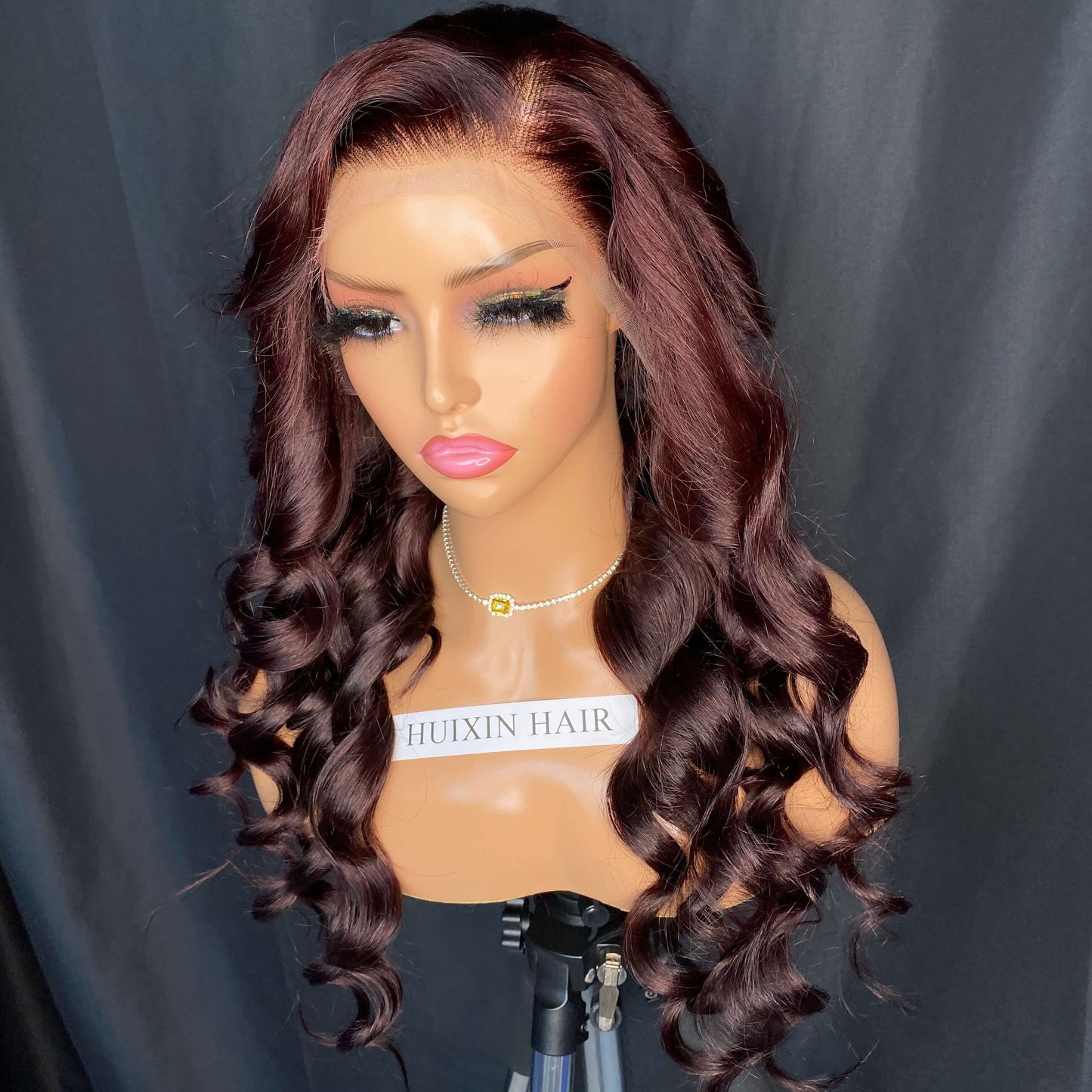 Burgundy Loose Wave 13x4 HD Lace Frontal Wig