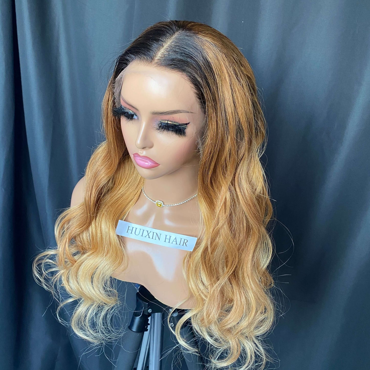 1B/27 bodywave 13X4 HD lace frontal wig 24‘’