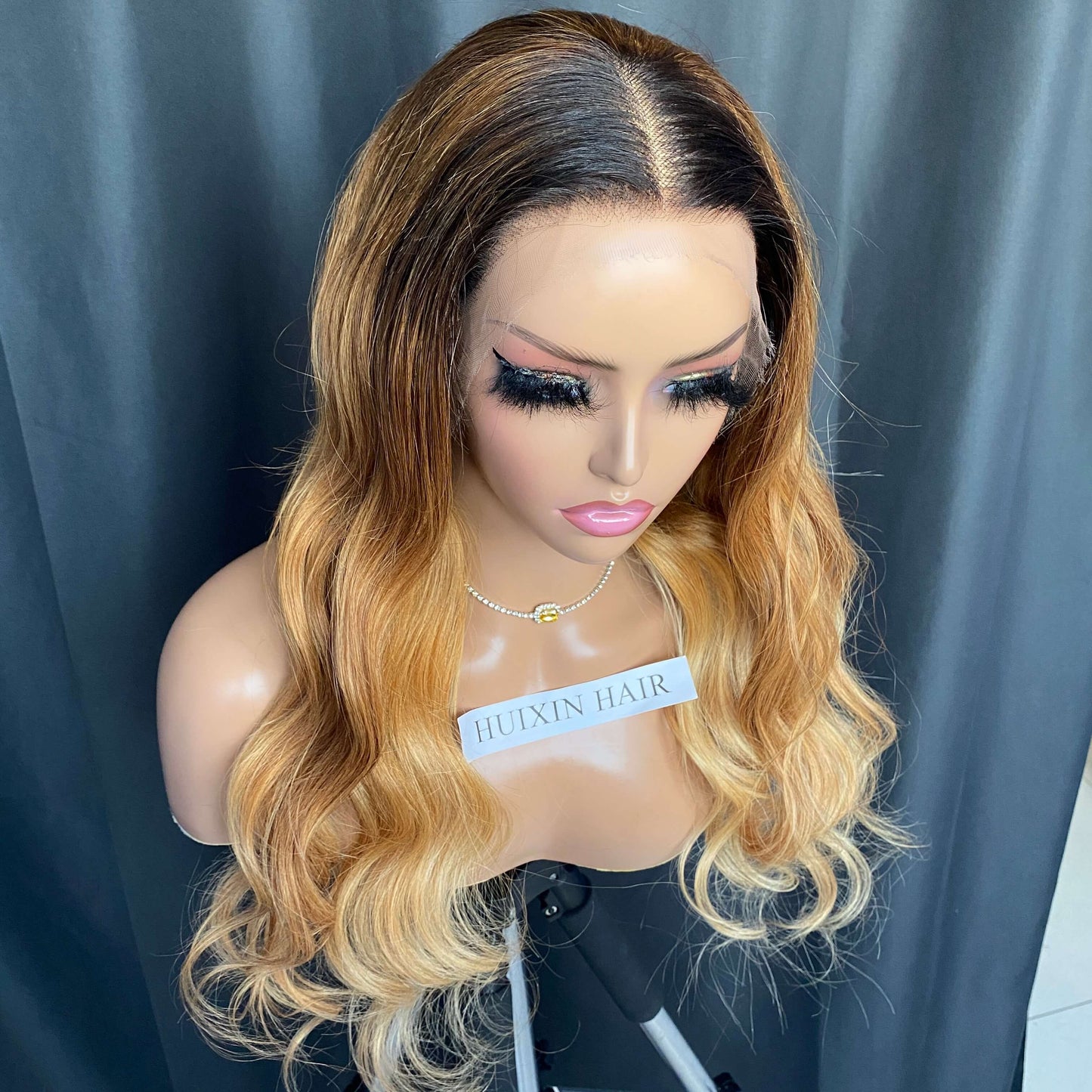 1B/27 bodywave 13X4 HD lace frontal wig 24‘’