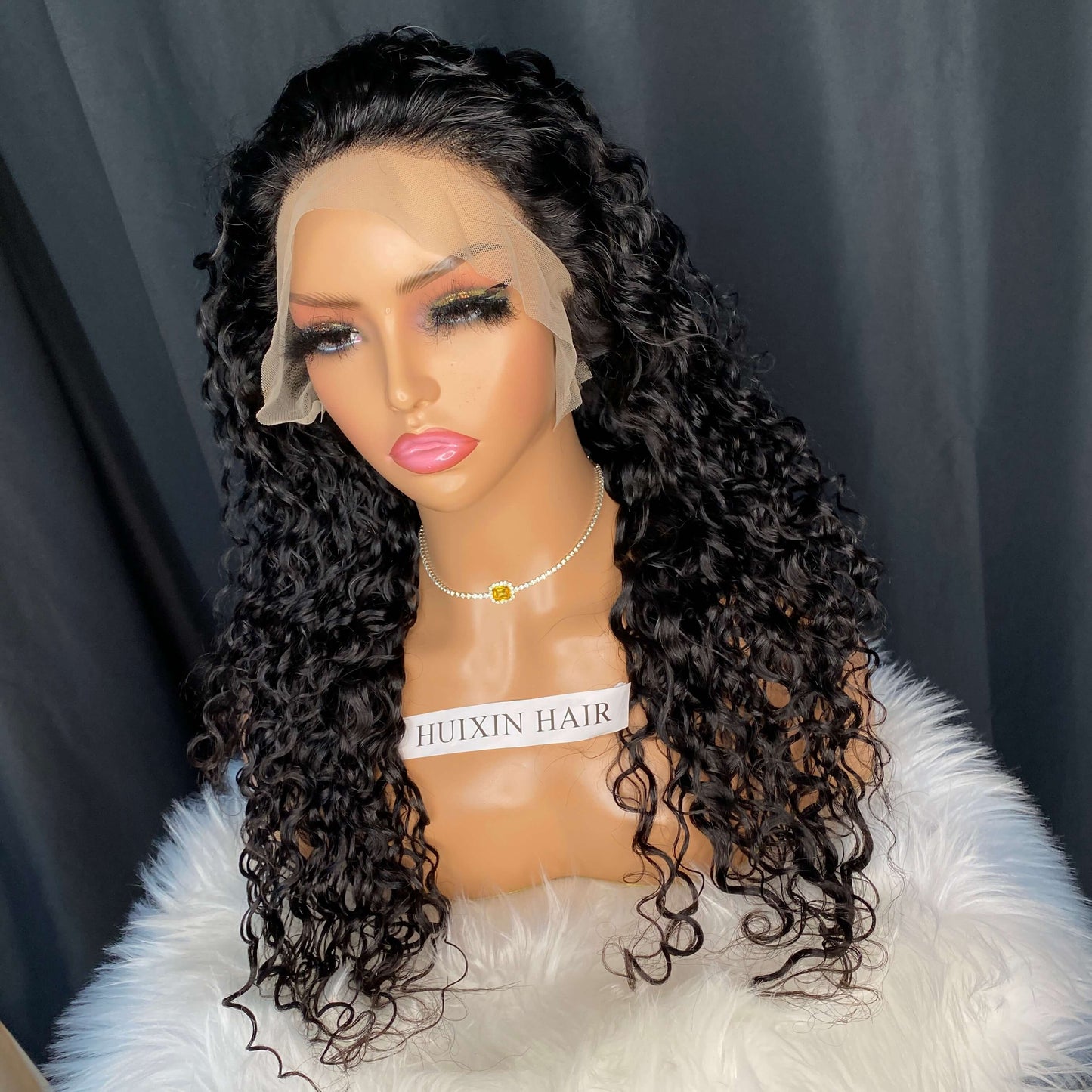 Water Wave 13X4 Transparent Lace Frontal Wig