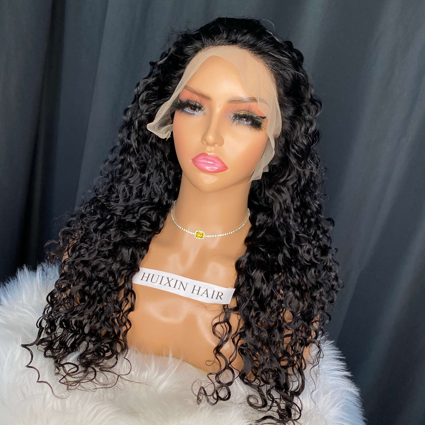 Water Wave 13X4 Transparent Lace Frontal Wig