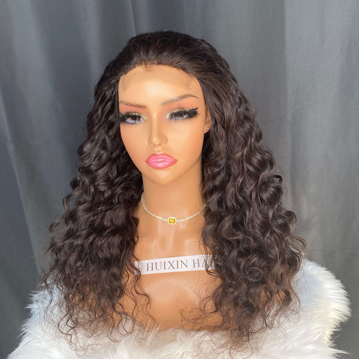 Deep Body Wave 4X4 Lace Closure Human Hair Wig