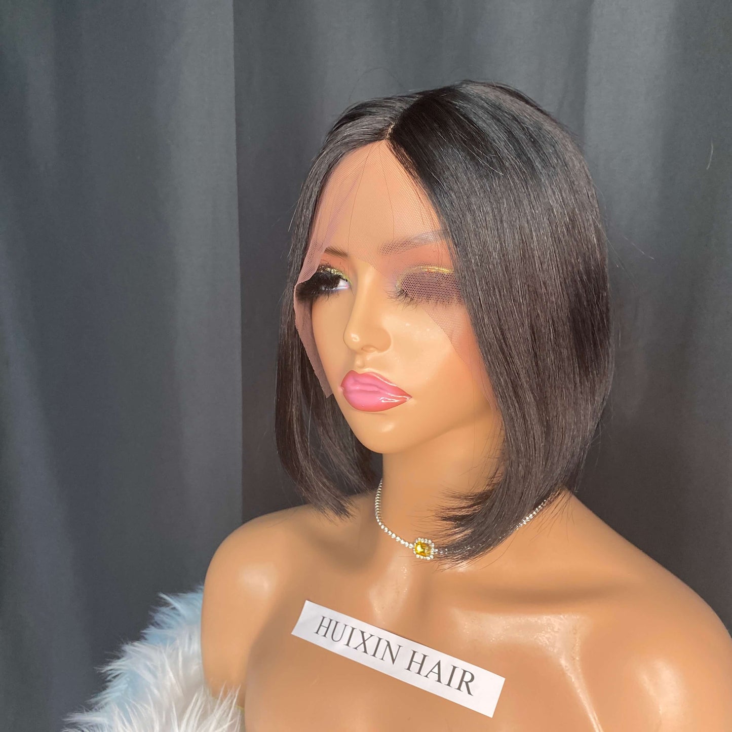 Straight Bob T Part Wig 8''