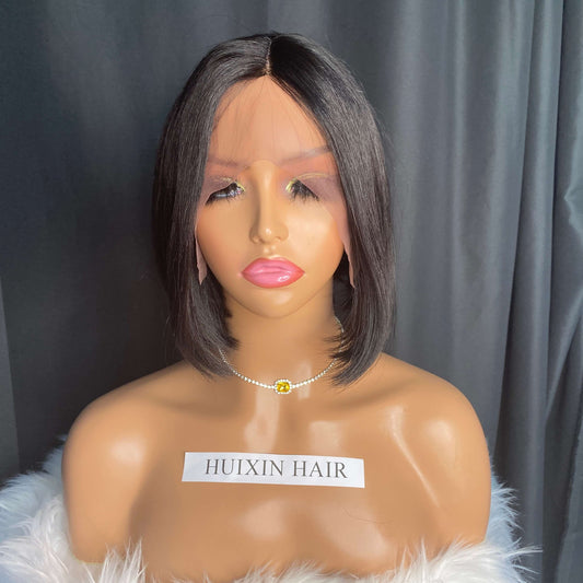 Straight Bob T Part Wig 8''