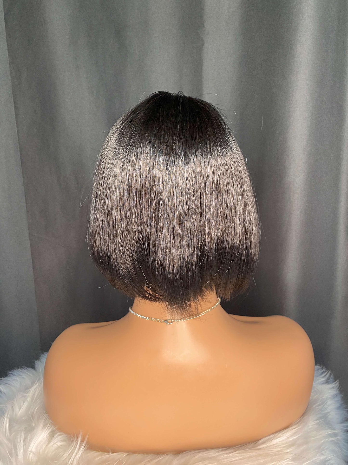 Straight Bob T Part Wig 8''