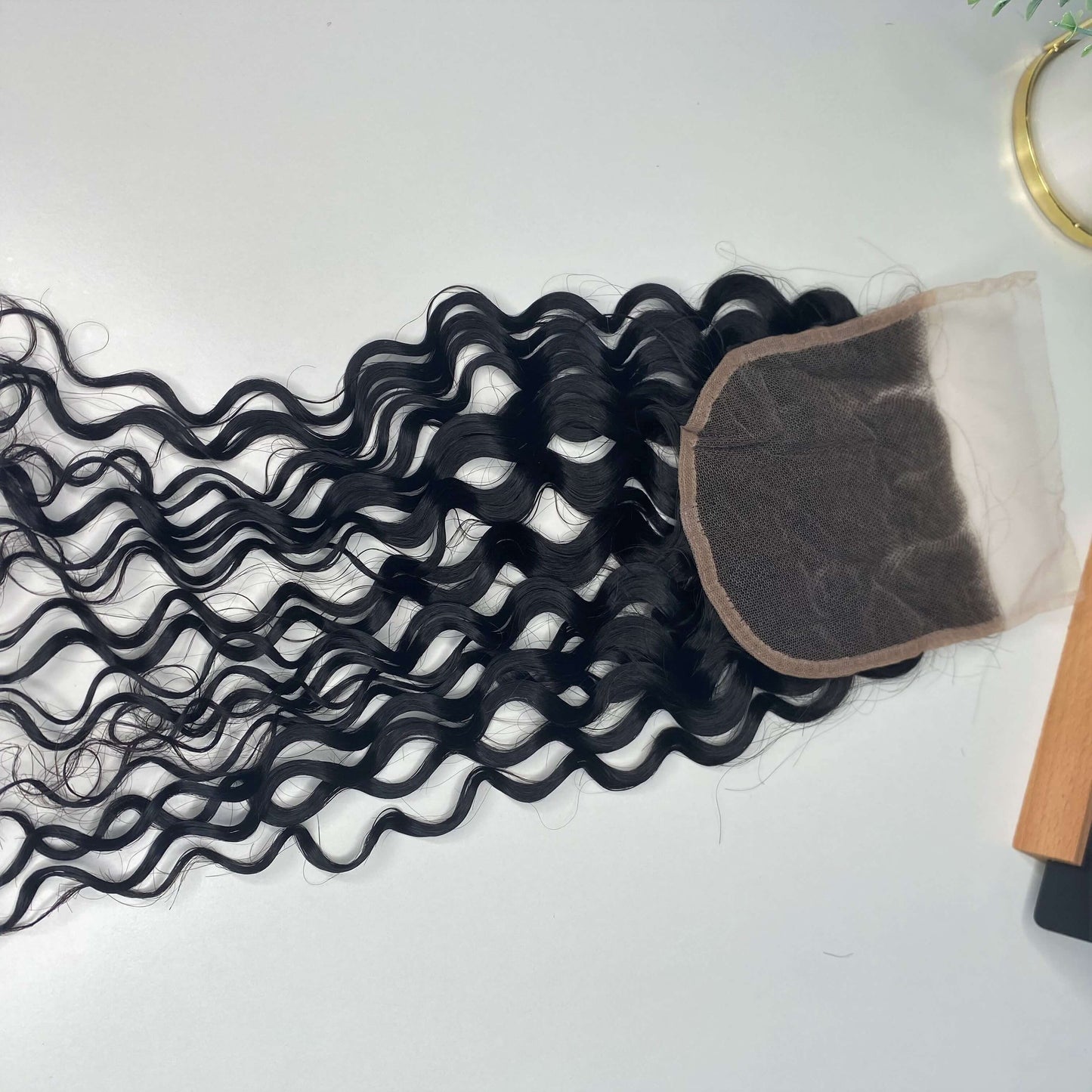 deepwave 5x5 transparent lace closure