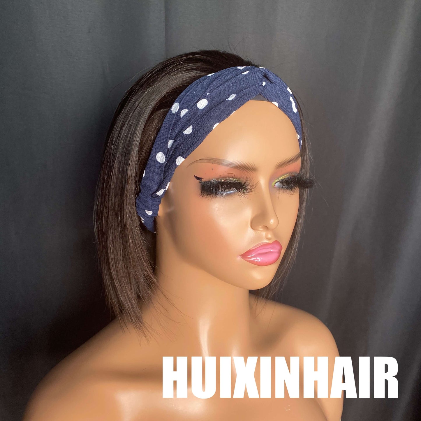 Straight Bob Headband Wig 6''