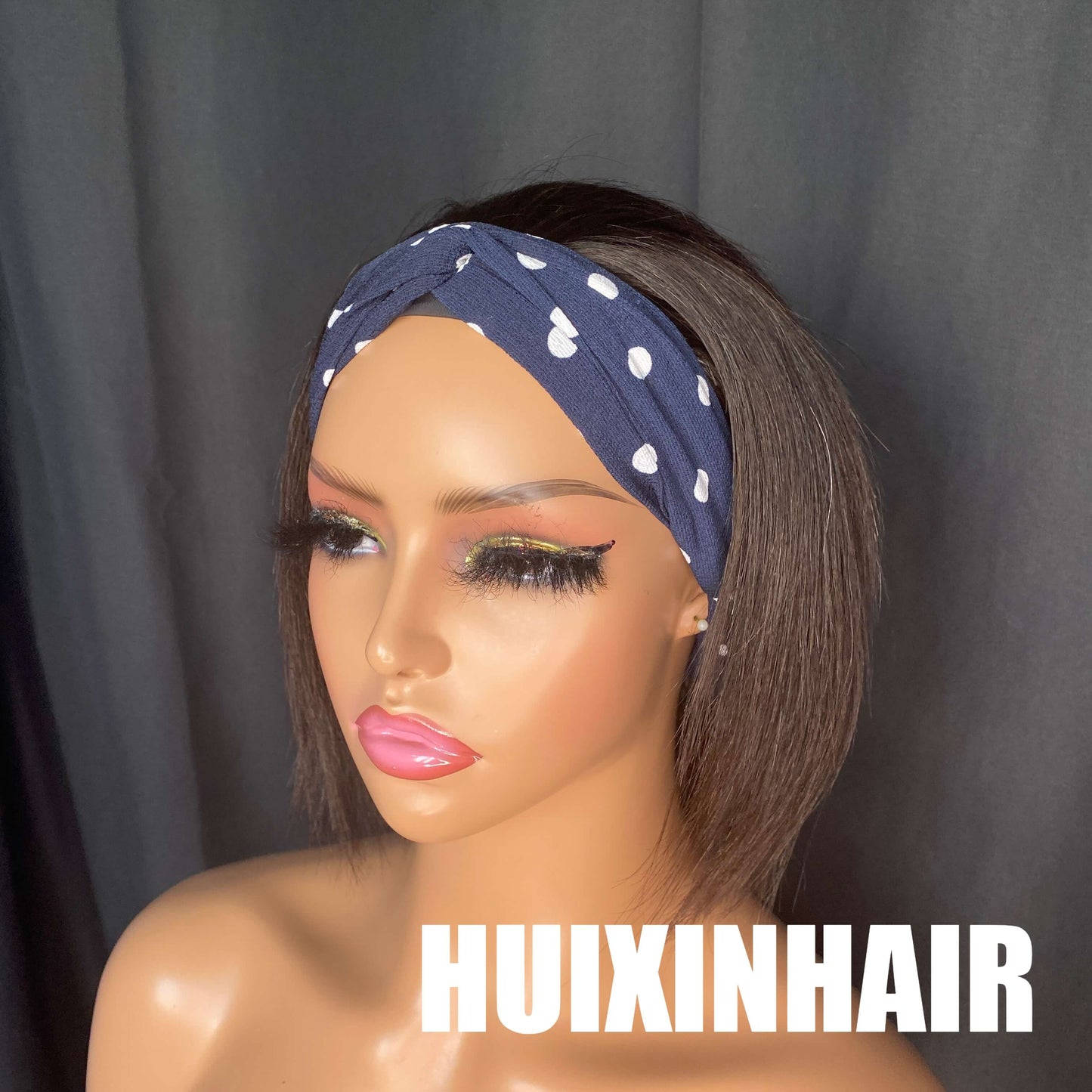 Straight Bob Headband Wig 6''