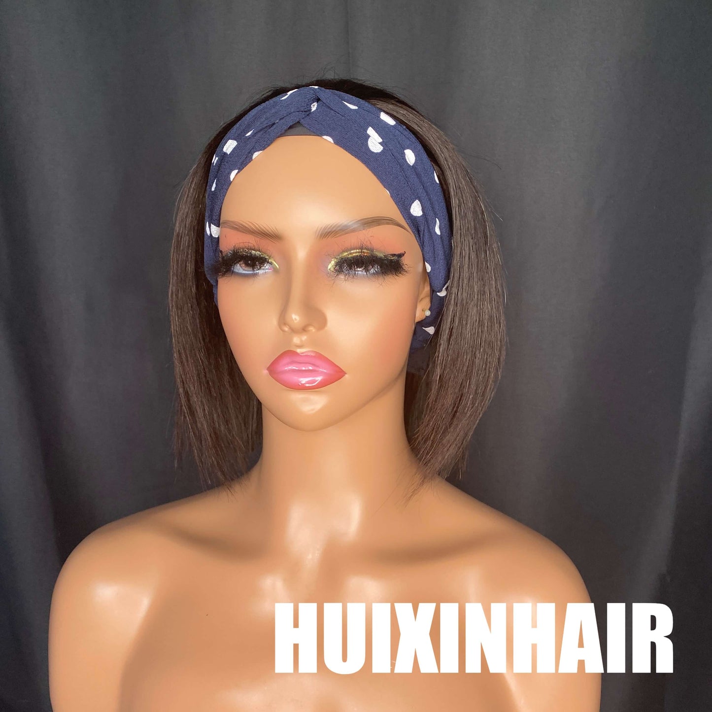 Straight Bob Headband Wig 6''