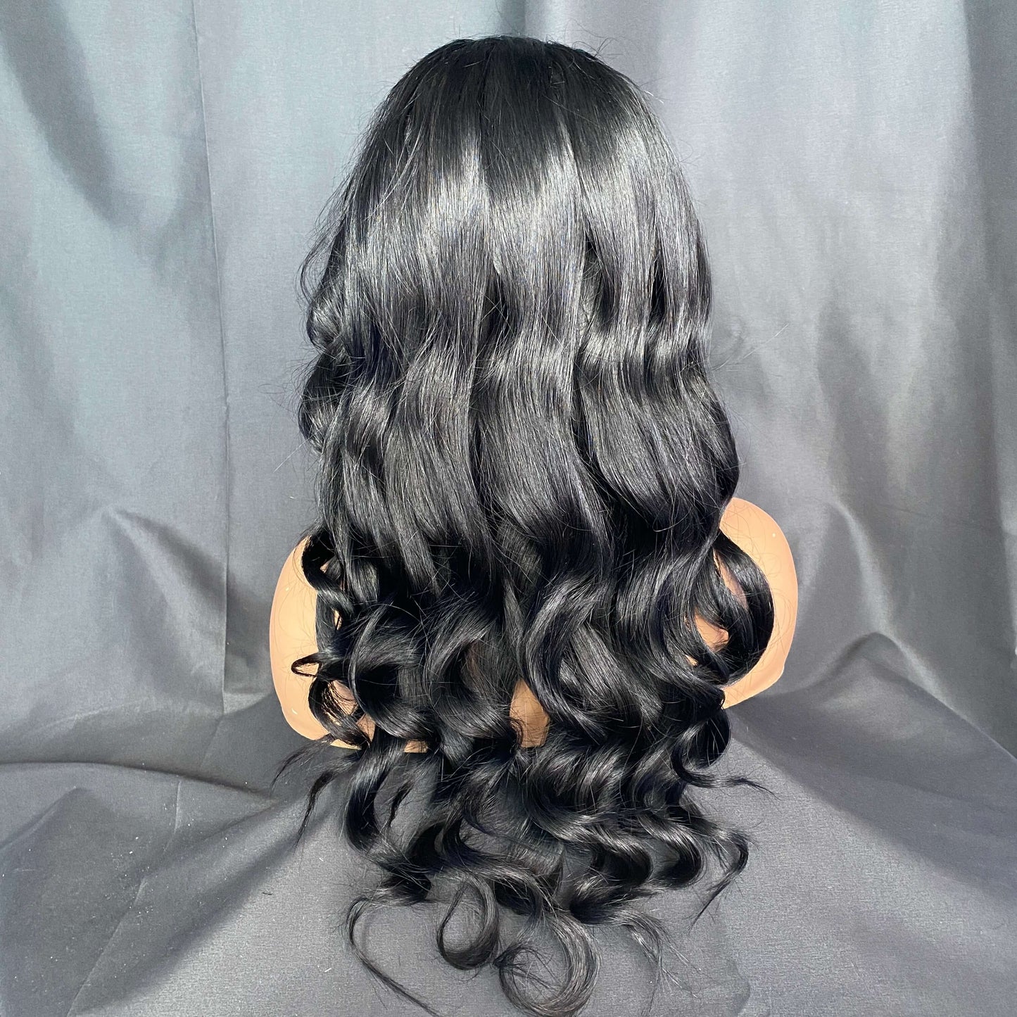 Jet Black Body Wave 13X4 Lace Frontal Wig 20''