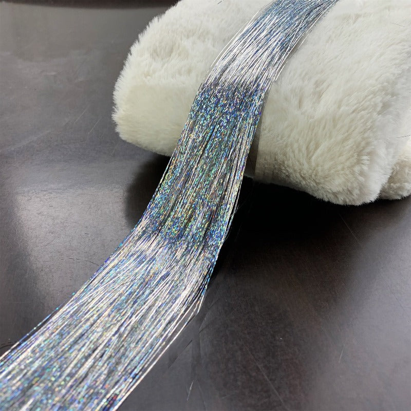 Glittery Tinsel Fairy Hair Extensions