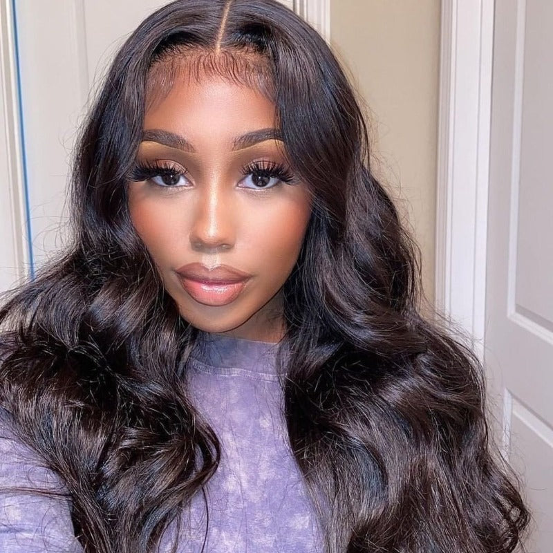 Natural wave 13x4 HD lace frontal wig