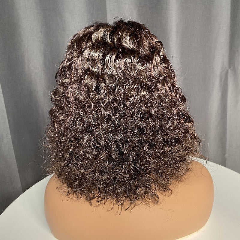 Deep Wave With Orange Front Highlight 4x4 Lace Closure Wig ™