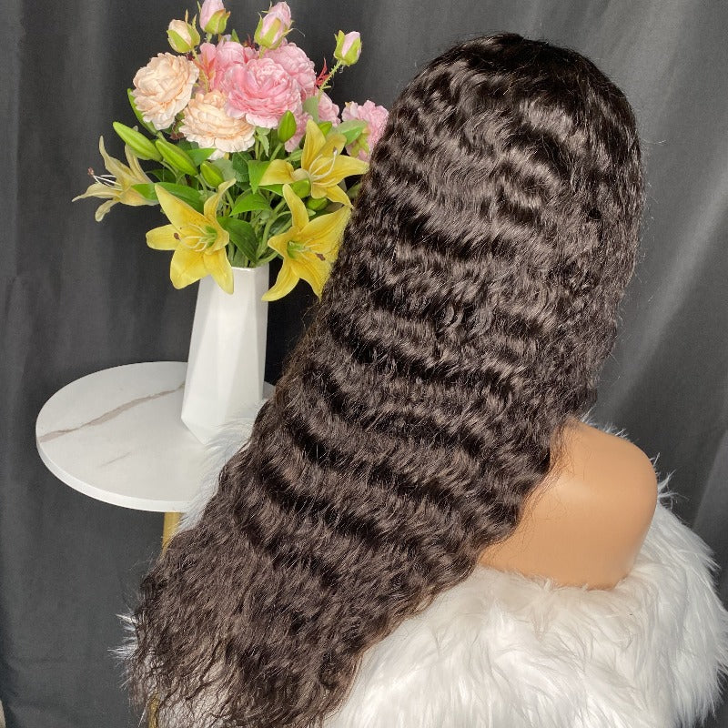 Deep Wave 4X4 HD Lace Closure Wig