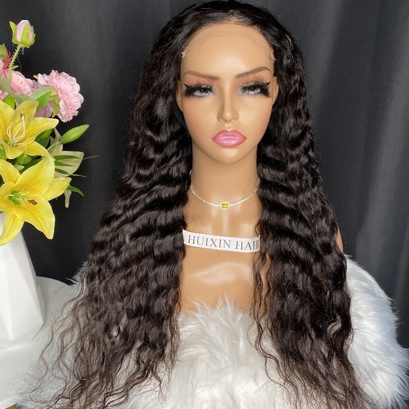 Deep Wave 4X4 HD Lace Closure Wig