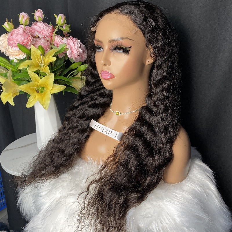 Deep Wave 4X4 HD Lace Closure Wig