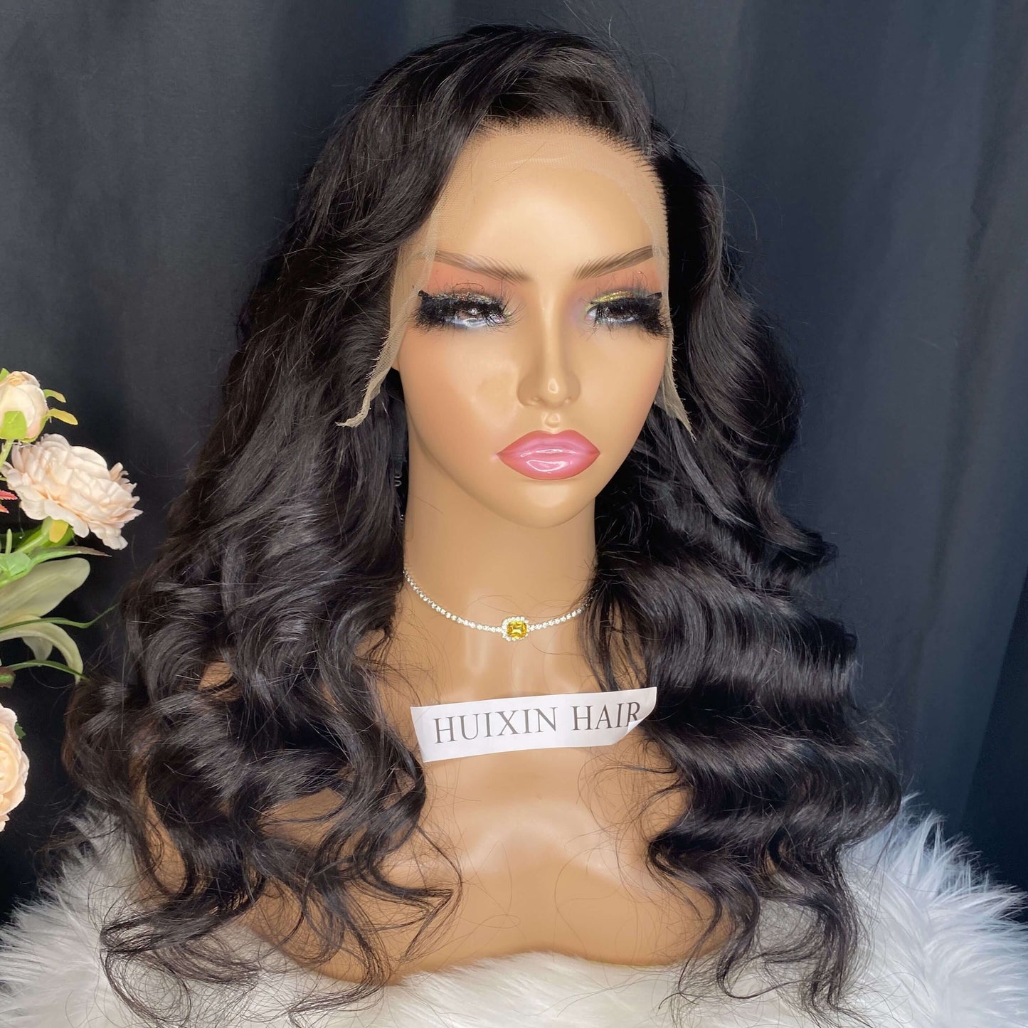 Natural wave 13x4 HD lace frontal wig